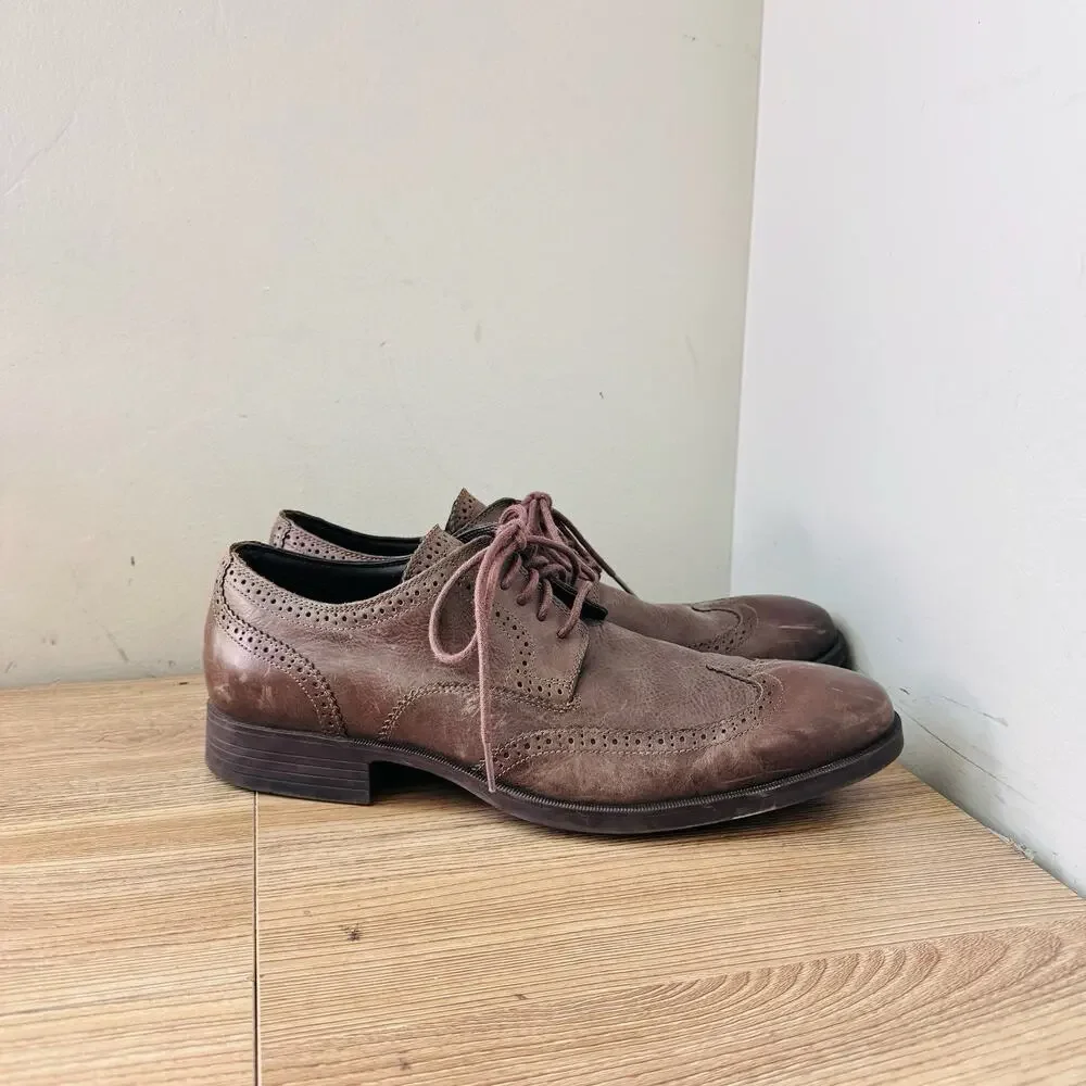 Cole Haan Copley Derby shoes Brown Leather Men’s Size 11